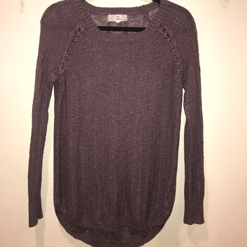 Plum color Sweater.